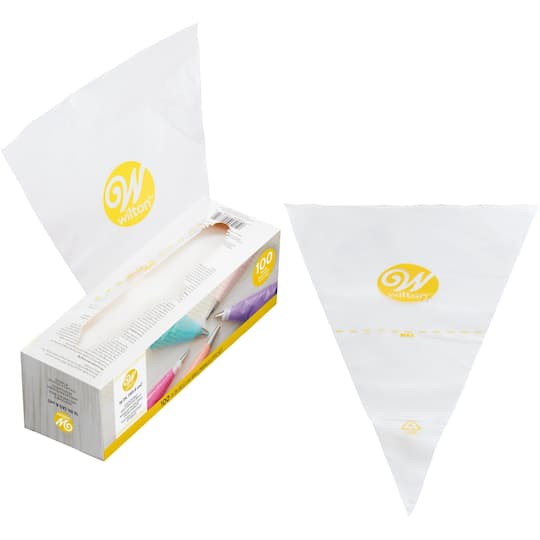 Wilton™ 16" Disposable Plastic Decorating Bags, 100ct.